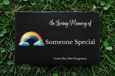 Slate Memorial Grave Marker