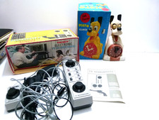 Vtg 1950's Pluto Electric Clock & Tandy Electronic Scoreboard