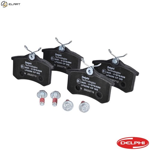 Brake pad set disc - brake,