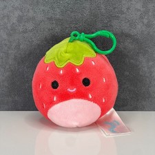 Squishmallows Scarlet the Strawberry Plush Clip Soft Toy | 3.5"