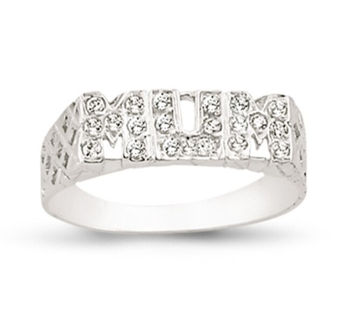 9ct gold mum ring solid - gold,