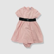Dolce & Gabbana Baby Girl's Pink Logo-Printed Bloomer Dress Set Size 12/18M