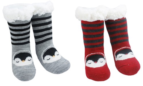 Kids fleece slippers socks - slippers, 2