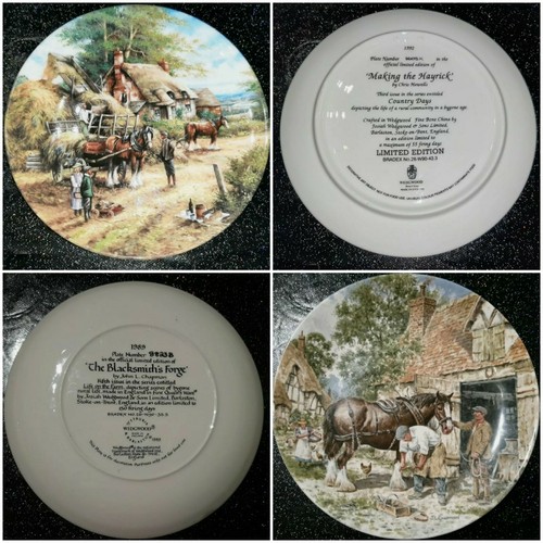 Wedgwood collectors plates - x,