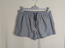 Mens casual shorts size XL grey swimwear elastic waist drawstring Boohooman