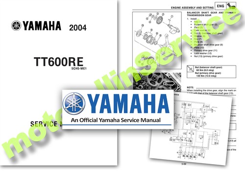 Yamaha tt600 service manual - service,