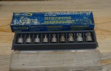 Blue Point BLPXZNM389 9pc 3/8" Drive Triple Square Bit Stubby Socket Driver Set