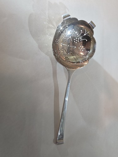 Sterling silver tea strainer - sterling,