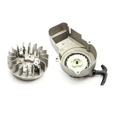 Mini Moto Pull Easy Start & Flywheel Pulley Pullstart 49cc Minimoto Bike Silver