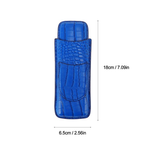 Cigar case holder soft leather - case,