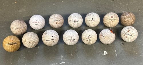 Job lot vintage - 14, balls