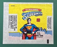 SUPERMAN THE MOVIE Series 2 Empty Non Sport Trading Card Wax Wrapper Topps 1978