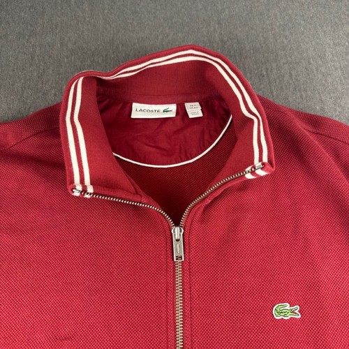Lacoste mens full zip pique - mens,