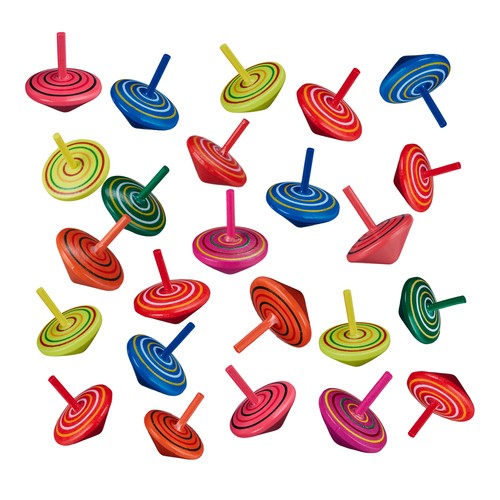 Wooden spinning tops - , kids'