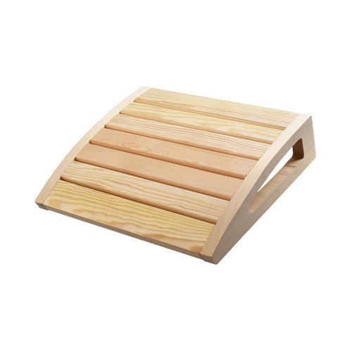 Wooden sauna headrest modern - wooden,