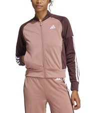 adidas Women's Jacket Sz L Colorblocked Tricot Tracksuit