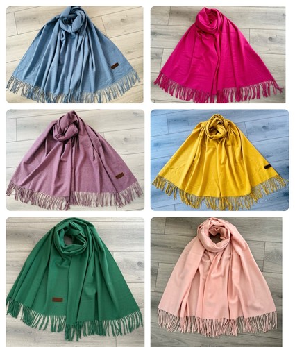 Soft plain cashmere blend - plain,