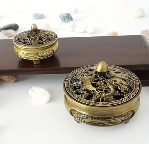 Brass incense burner - incense,