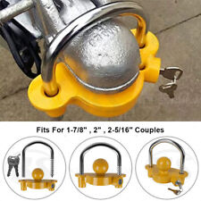 High Security Hitch Lock Caravan Trailer Hitch Coupling Tow Ball Lock Universal.