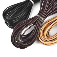 2-10M Round Strand Real Genuine Craft Jewellery Leather String Cord Lace Thong
