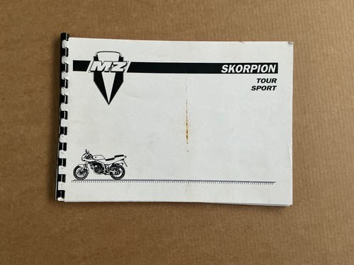 Nos genuine owners manual - genuine, mz