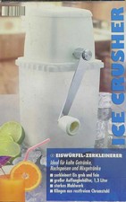PLASTIC ICE CRUSHER