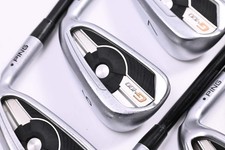 Ping G400 Irons / 5-PW+UW+SW / Black Dot / Senior Flex Ping Alta CB AWT Shafts