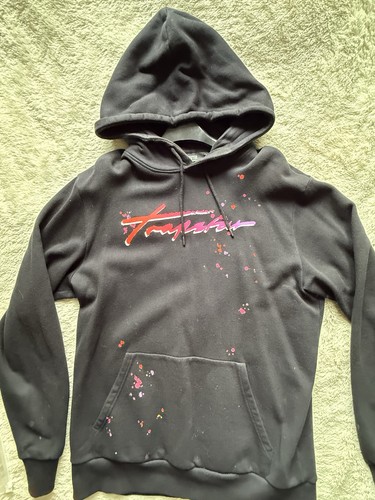 Black trapstar hoodie with - hoodie,