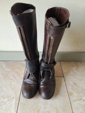 Men's Leather Polo Boots Size 9
