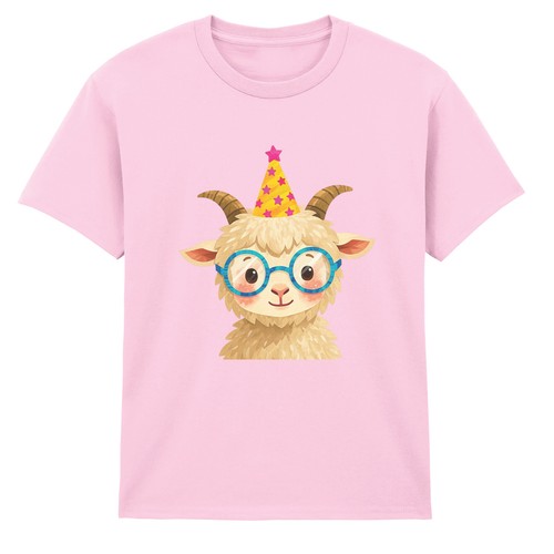 Cute cartoon goat kids shirt - cute, t-shirt