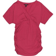 Isabella Oliver Pink Ruched Top