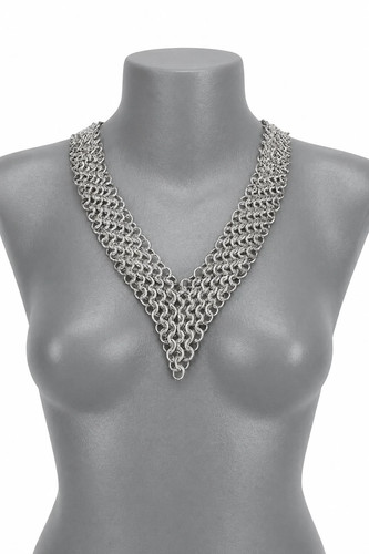 Medieval aluminium chainmail - aluminium,