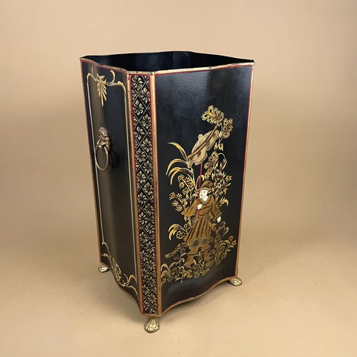Oriental umbrella stand - umbrella, black