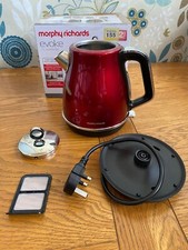 Morphy Richards Kettle Evoke Kettle 104408 Electric Kettle Red @SPARE PARTS