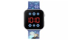 Disney Frozen Kid's Digital Purple Silicone Strap Watch fzn4733