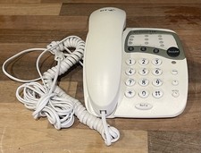 BT Decor 110 Corded Landline Telephone White Call Indicator Light ?