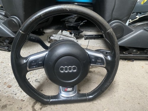 Audi steering wheel - steering, flat
