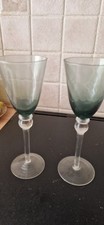2 Stemmed Wine Glasses