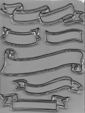 A5 Banner Clear Stamp Set for cardmaking, scrapbooking, crafts