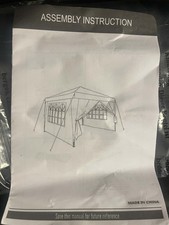 Black Pop-Up Gazebo Garden