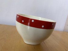 Small Red Domino Midwinter Bowl In Good Used Condition