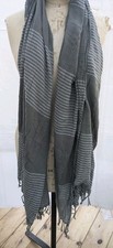 Becksondergaard Grey Scarf Wrap Shawl Cotton Copenhagen 