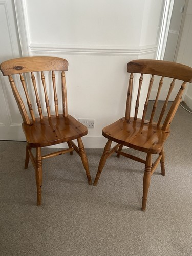 Two vintage pine - , back
