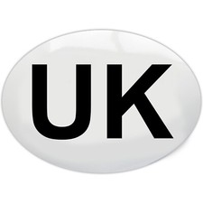 UK Sticker Vehicle Sticker Plate Europe Travel Car Caravan Motorhome Road Trip