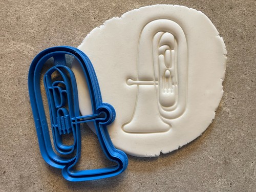 Tuba cookie biscuit cutter - , and