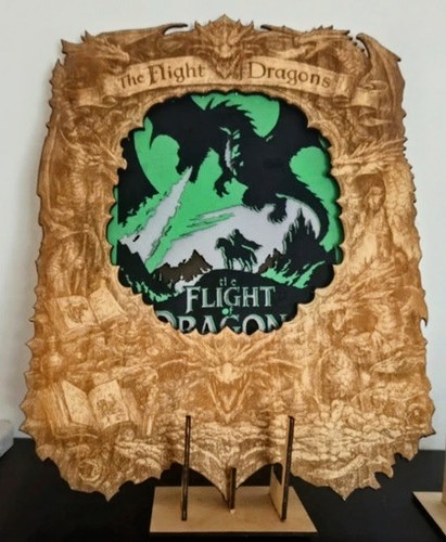 The flight dragons fantasy - dragons,