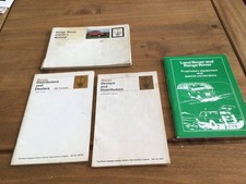 Range Rover owners manual  1970s 606917 plus 3 other vintage books 
