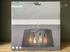 Next Black Brooklyn Chandelier Ceiling 4 Light Fitting