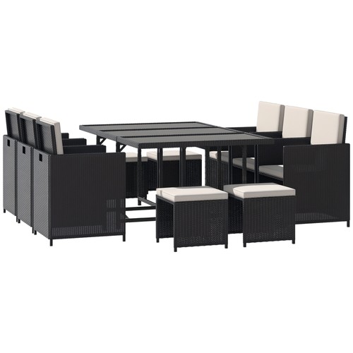 Outsunny seater cube rattan - 10,