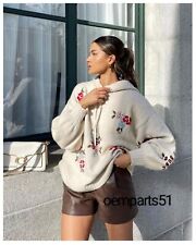 ZARA NEW WOMAN STONE FLORAL